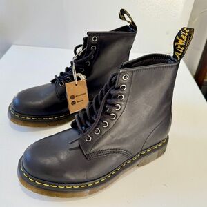Dr. Martens Black Leather Boots New